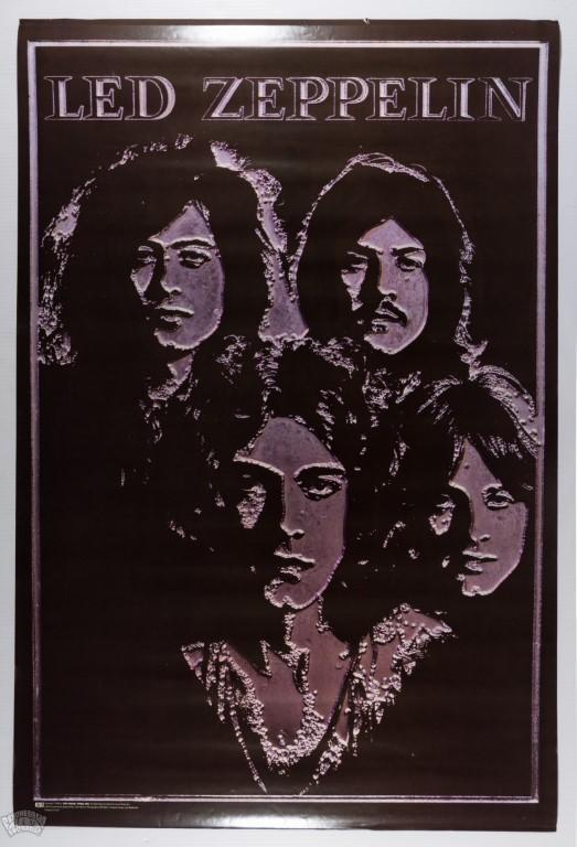 1969 Led Zeppelin Vintage Headshop Poster (1 of 2)