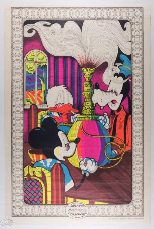 1970 Ain't Gonna Work On Dizzy's Farm Headshop Poster (1 of 2)