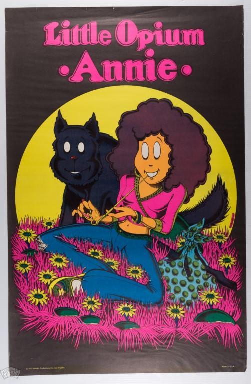 1972 Little Opium Annie Petagno Headshop Poster (1 of 2)