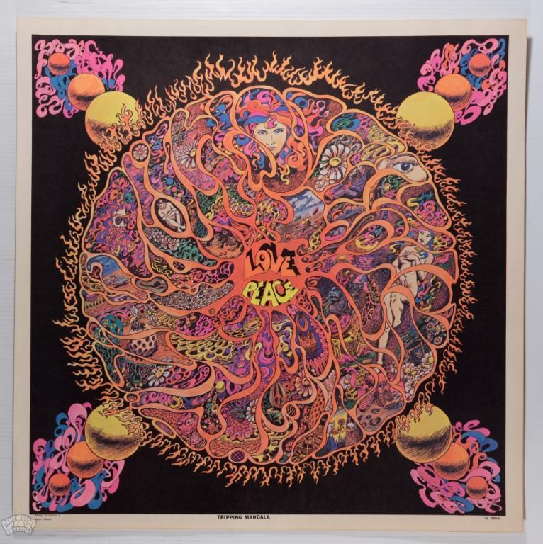 Tripping Mandala Joe Roberts Headshop Poster