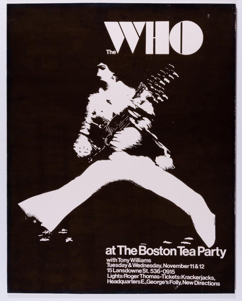 1969 The Who Boston Tea Party Special Ed Mounted Poster