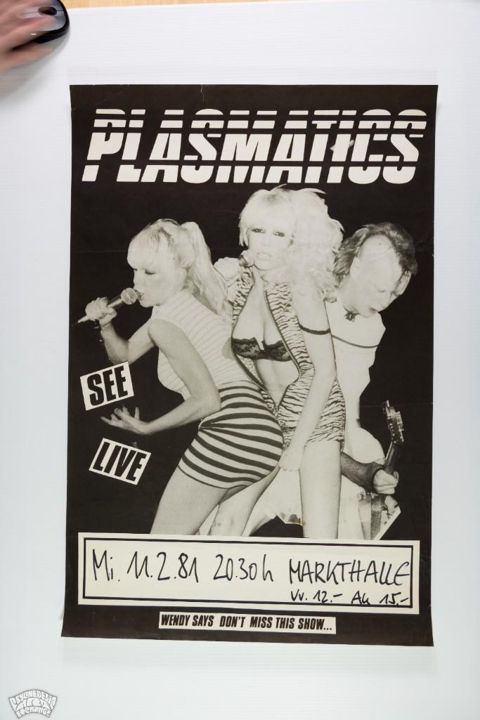 1981 The Plasmatics Markthalle Germany Poster (1 of 2)