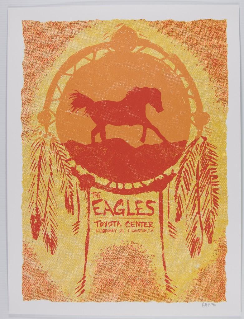 2014 The Eagles Toyota Center Signed LE Poster (1 of 1)