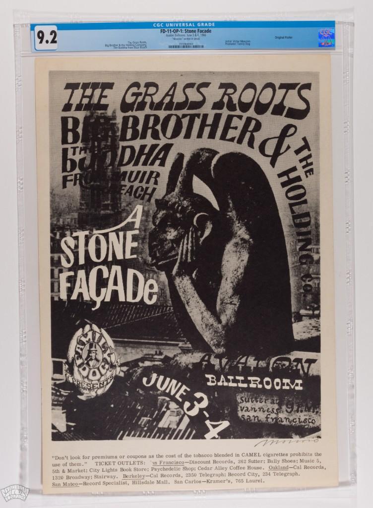 1966 FD-11 Grass Roots Avalon Signed Poster 9.2 (1 of 2)