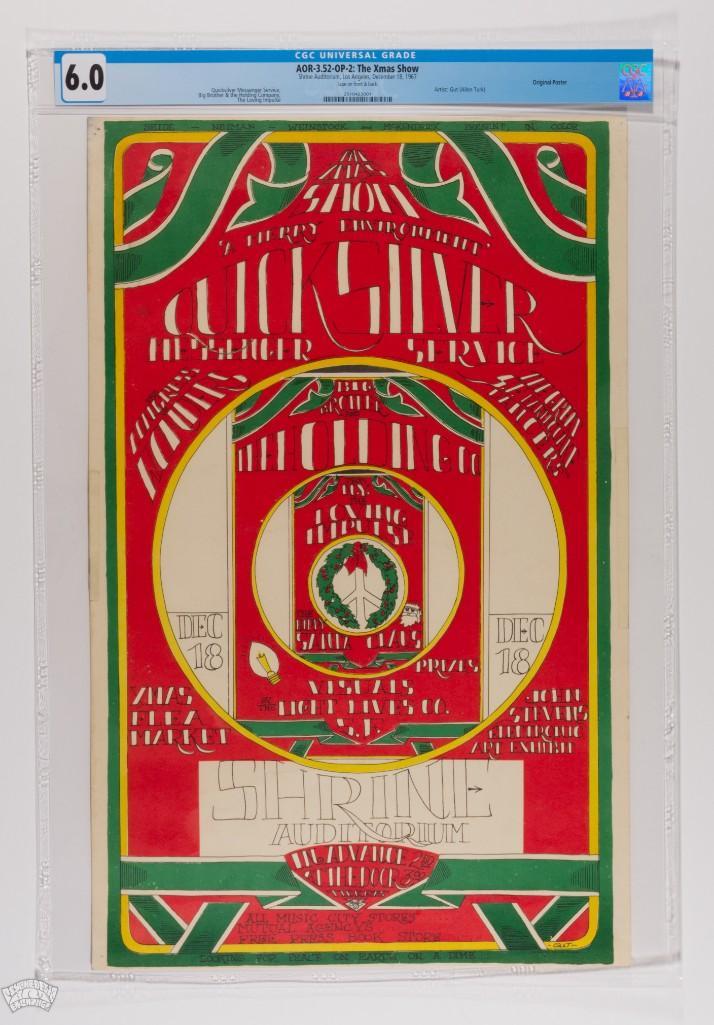 1967 AOR-3.52 Big Brother Janis Joplin Shrine Poster 6 (1 of 2)