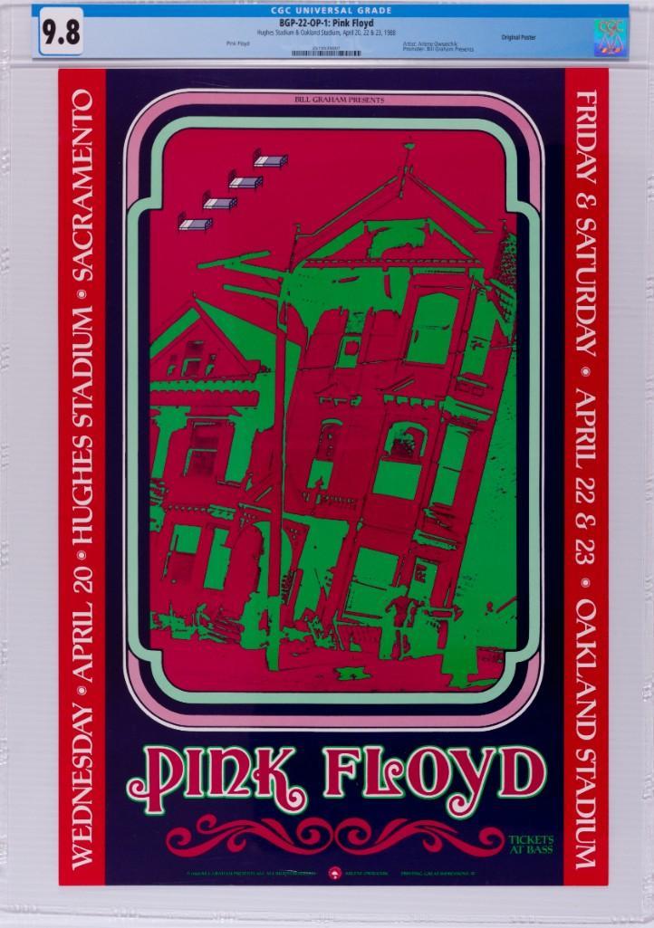 1988 BGP-22 Pink Floyd Hughes Stadium Poster 9.8 (1 of 1)
