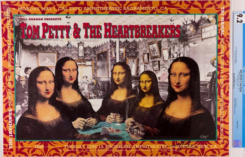 1995 BGP-110 Tom Petty Spring Tour Signed Poster 9.2 (1 of 1)