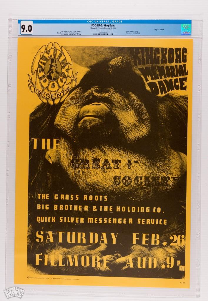1966 FD-2 Great Society Fillmore RP2 Poster 9 (1 of 1)