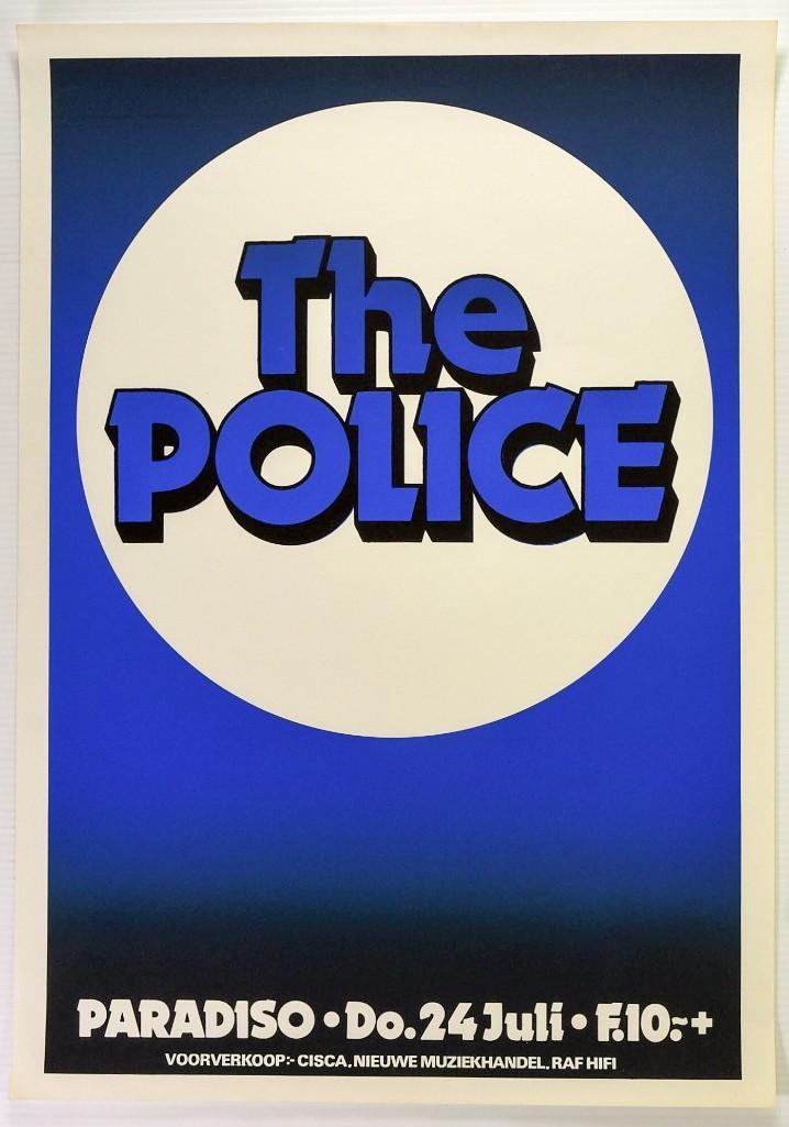 1980 The Police Paradiso Amsterdam Poster (1 of 2)