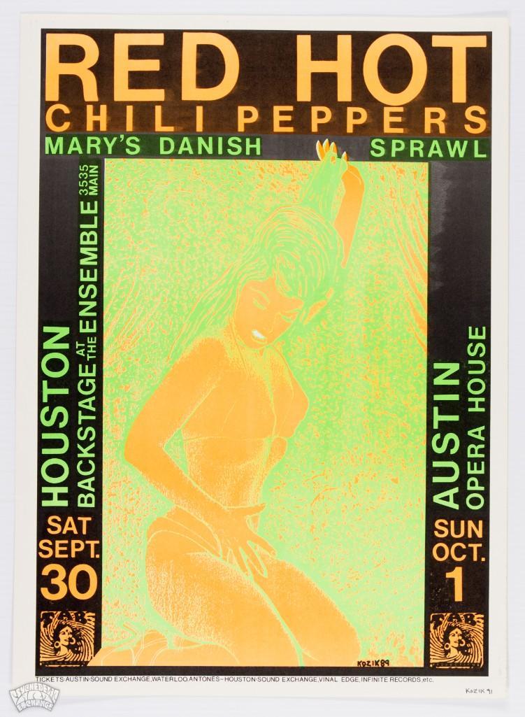 KOZIK RED HOT CHILI PEPPERS ポスター