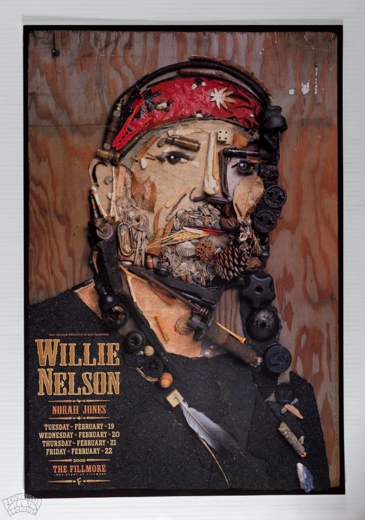 2002 Willie Nelson Norah Jones Fillmore Poster (1 of 1)