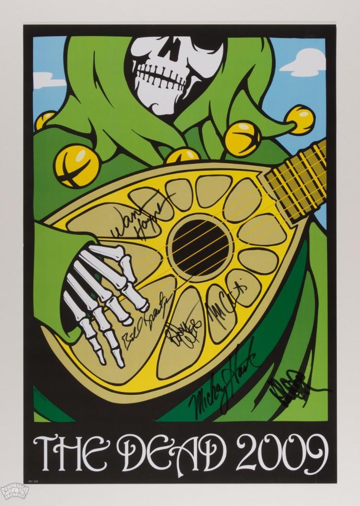 2009 The Dead Jeff Troldahl Band Signed Poster (1 of 2)