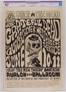 1966 FD-12 Grateful Dead Avalon Poster 6.5 Restored: This poster has been professionally restored to offer the appearance and eye appeal of a clean copy! Restoration includes: Color Touch, Pieces Added, Tear Seal. The FD-12 is a LEGENDARY issue of