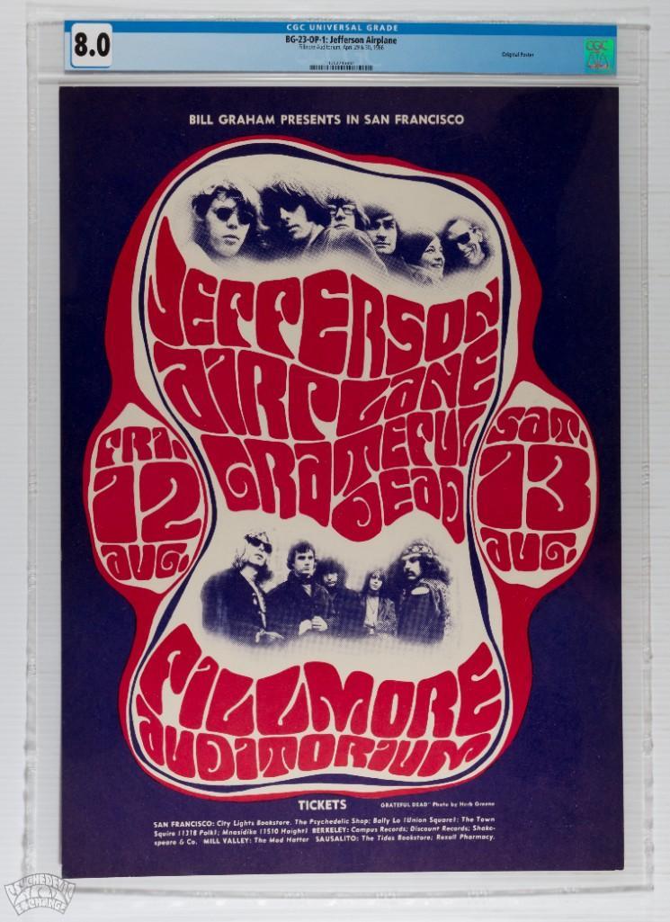 1966 BG-23 Grateful Dead Fillmore Poster 8 (1 of 2)