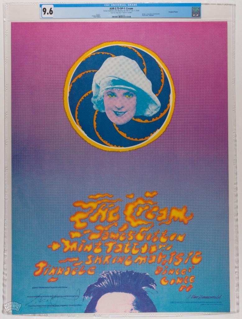 1968 AOR-3.73 Cream Shrine Signed Poster 9.6 (1 of 2)