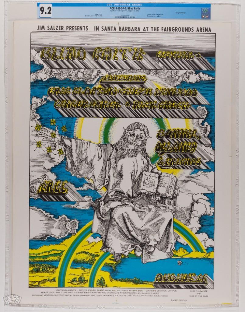 1969 AOR-3.42 Blind Faith Earl Warren Poster 9.2 (1 of 2)