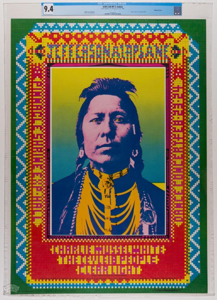 1968 AOR-3.66 Jefferson Airplane Shrine RP2 Poster 9.4 (1 of 2)