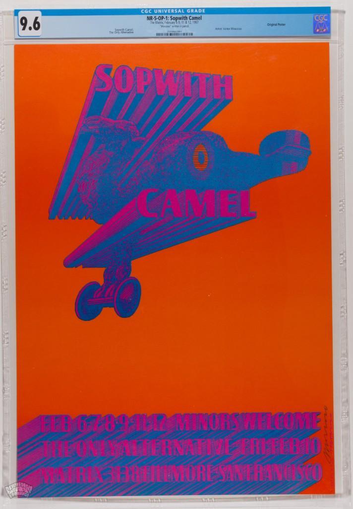 1967 NR-5 Sopwith Camel Matrix Signed Poster 9.6 (1 of 2)