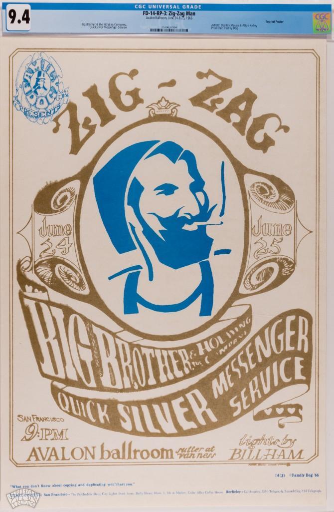 1966 FD-14 Big Brother Avalon RP3 Poster 9.4 (1 of 1)