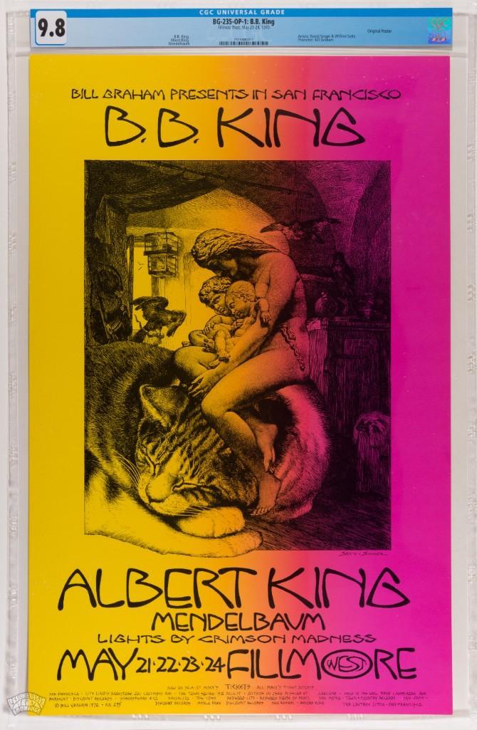 1970 BG-235 B.B. King Fillmore West Poster 9.8 (1 of 2)