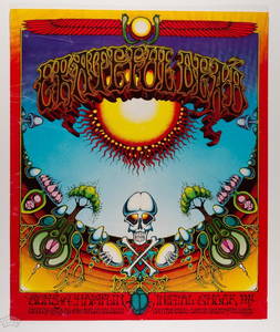 1969 AOR-2.24 Grateful Dead Aoxomoxoa Original Poster