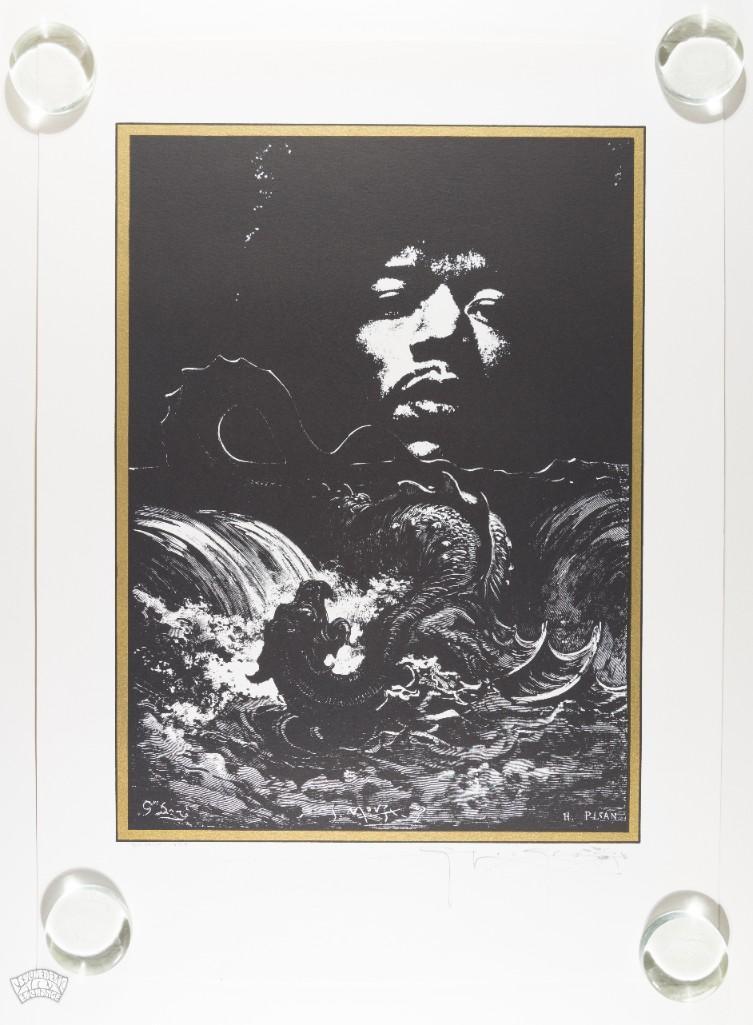 1994 Stanley Mouse Jimi Hendrix Proof Signed Print (1 of 2)
