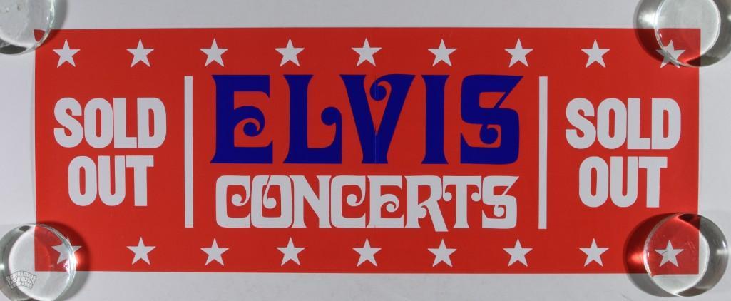 1976 Elvis Presley Concerts Sold Out Box Office Poster (1 of 2)