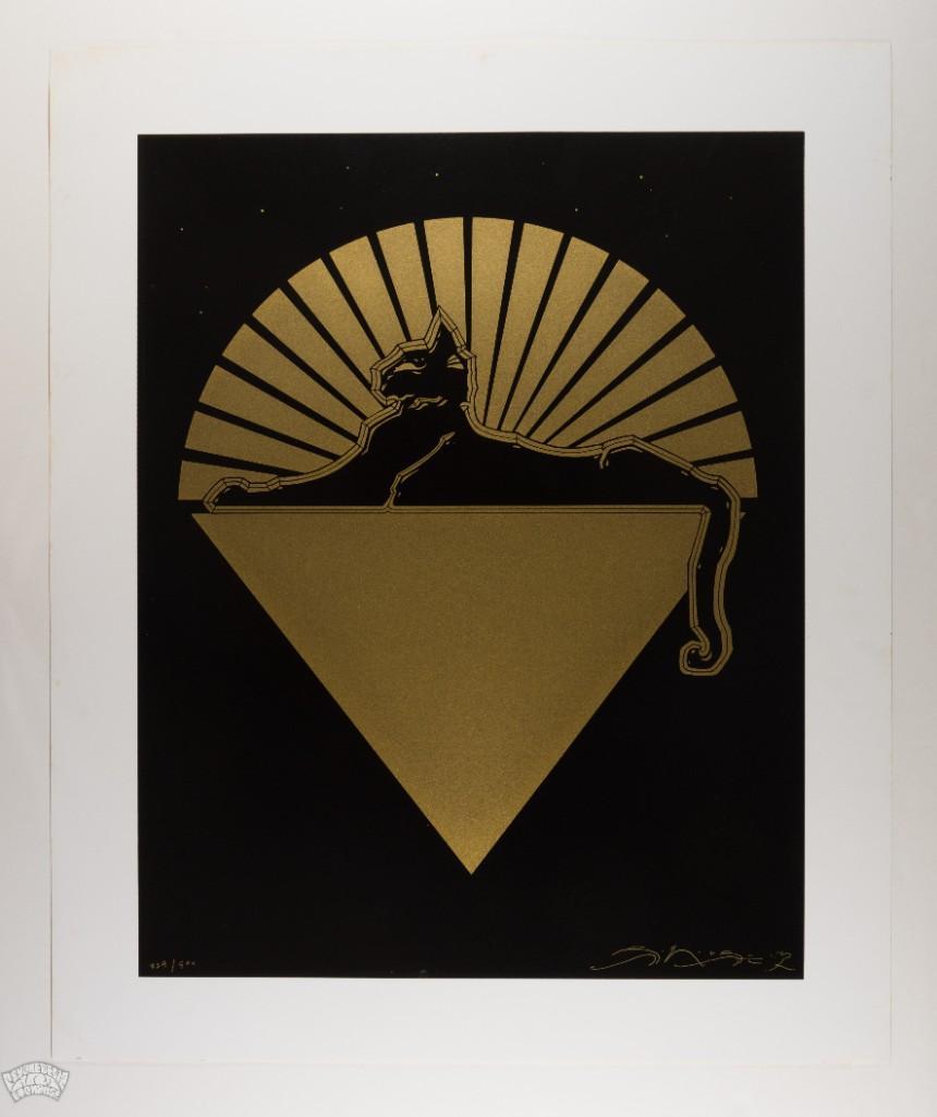 1988 Mouse JGB Cats Under The Stars Signed LE Poster (1 of 2)