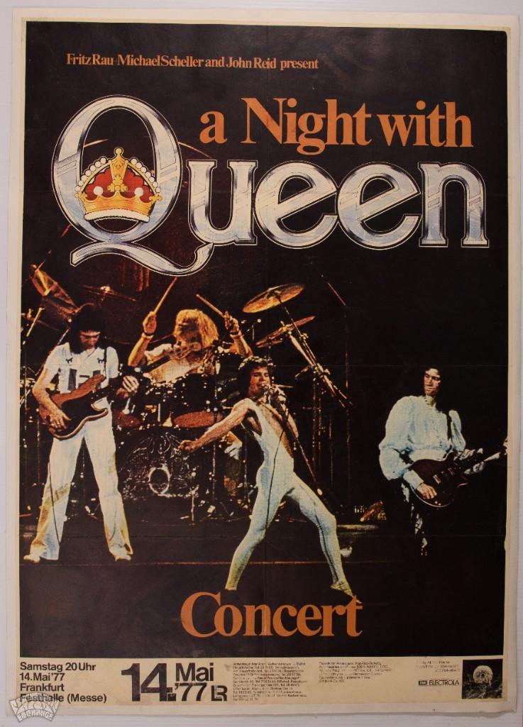 1977 Queen Festhalle Frankfurt Germany Poster (1 of 1)