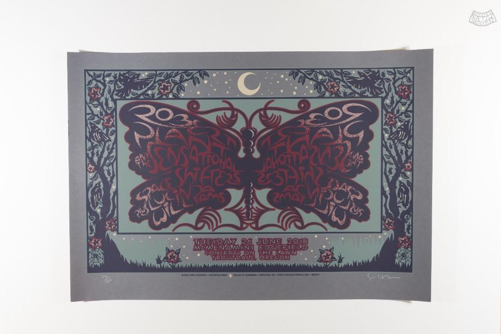 2018 Robert Plant Lucinda Williams LE Signed Poster (1 of 3)