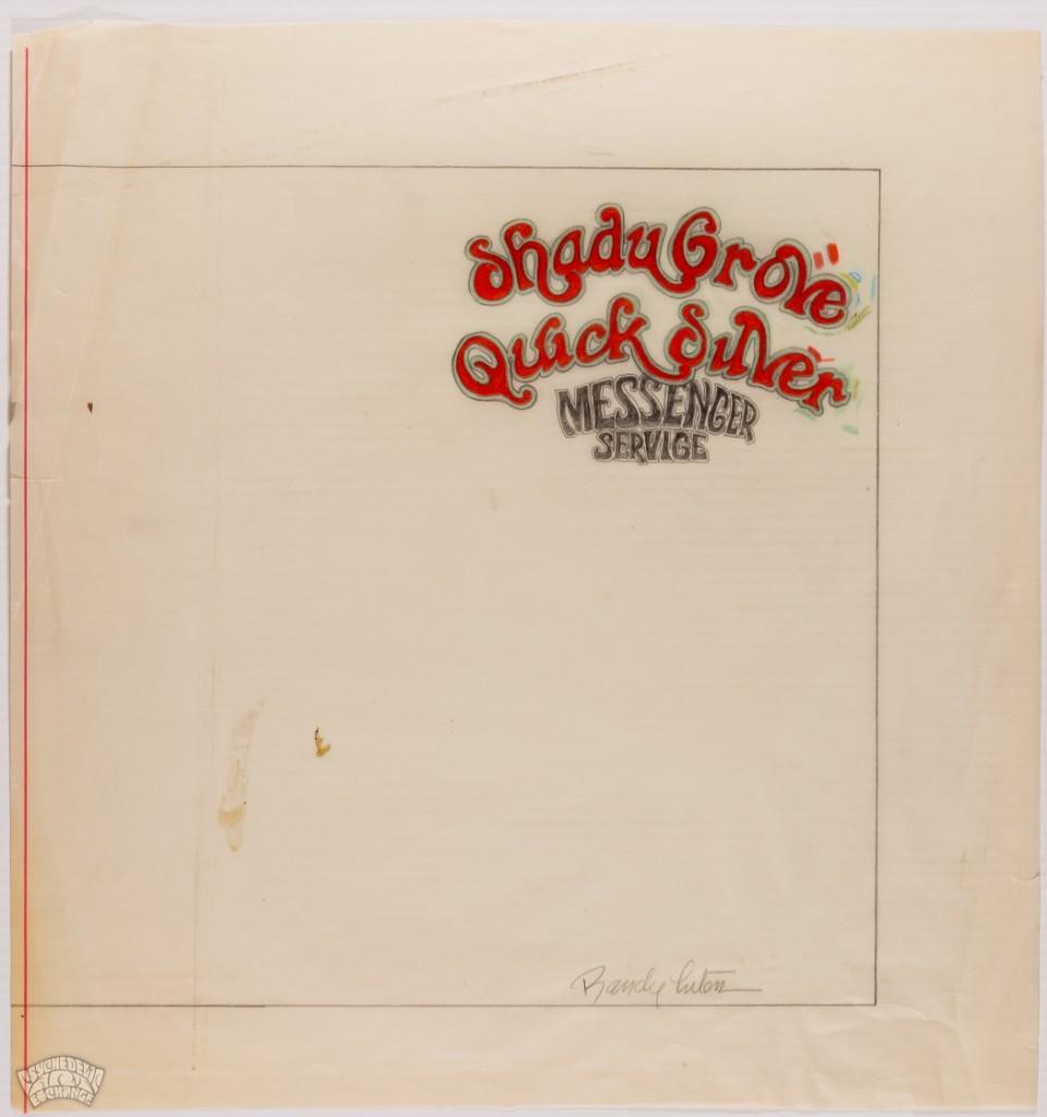 1969 Randy Tuten Quicksilver Original Art Sketch Signed (1 of 1)