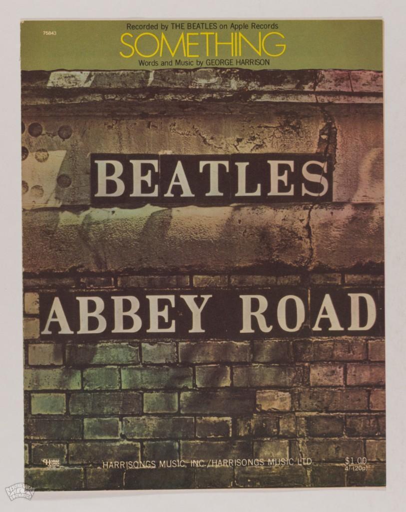 1969 The Beatles Something Vintage Sheet Music (1 of 3)