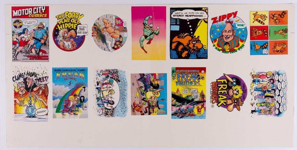 1980 Rip Off Press Uncut Postcard Sheet (1 of 1)