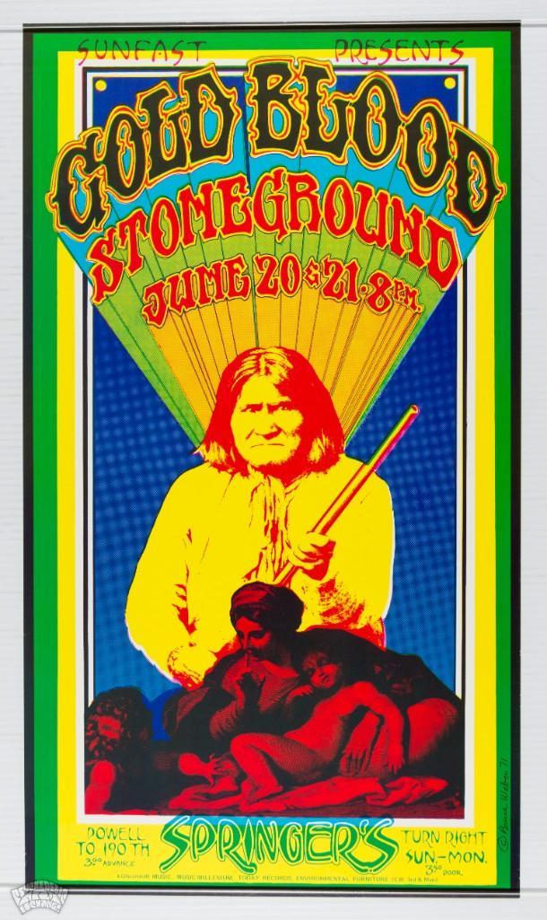 1971 Cold Blood Springer's Portland Signed RP Poster (1 of 1)