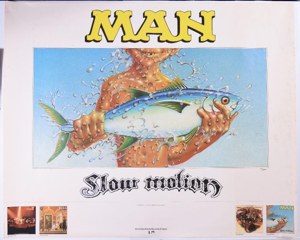 1974 Rick Griffin The Man Slow Motion Promo Poster (1 of 2)