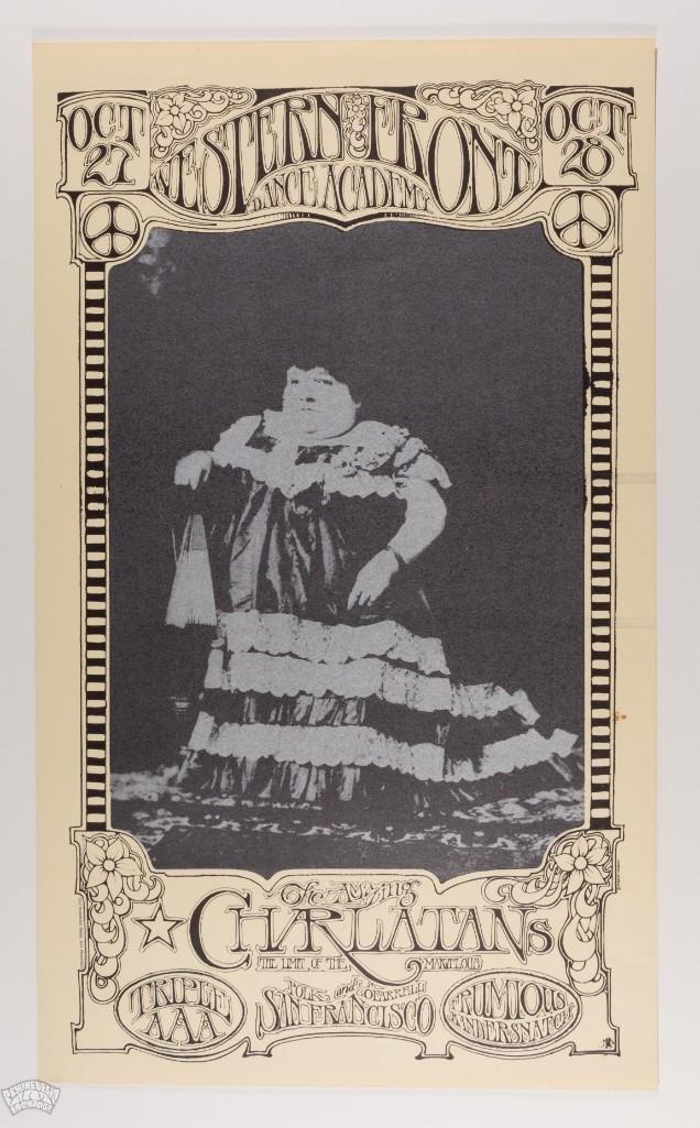 1966 AOR-2.200 Charlatans Western Front Original Poster (1 of 2)