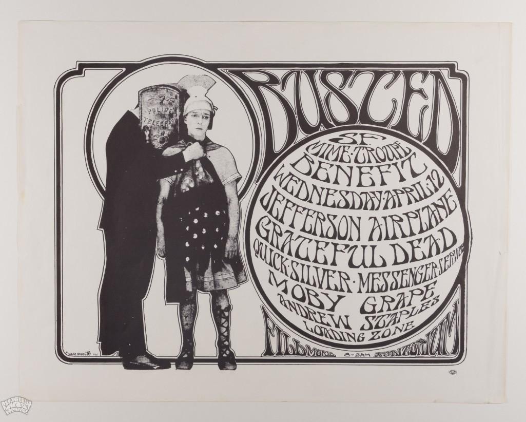 1967 AOR-2.71 Jefferson Airplane Busted Poster (1 of 2)