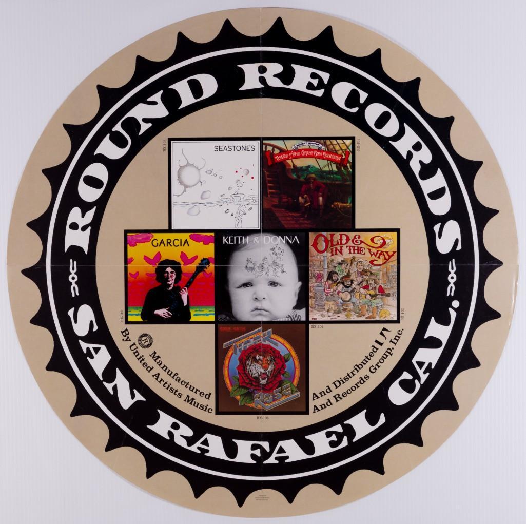 1975 Dead Related Round Records Promo Poster (1 of 1)