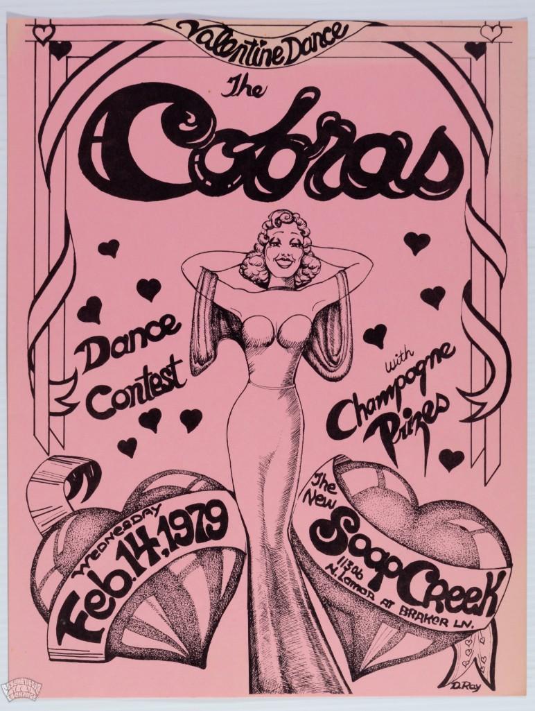 1979 The Cobras Soap Creek Austin Poster (1 of 2)
