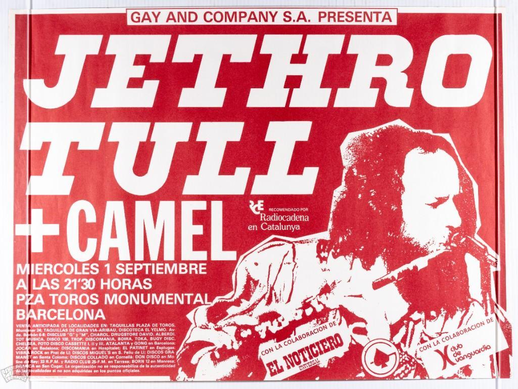1982 Jethro Tull Barcelona Spain Poster (1 of 2)