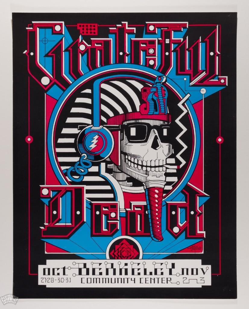 1984 Rick Griffin Grateful Dead Berkeley Poster (1 of 2)