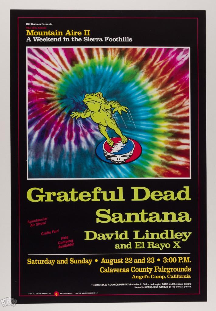 1987 BGP-17 Grateful Dead Calaveras County Poster (1 of 2)