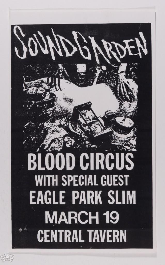 1988 Soundgarden Central Tavern Seattle Poster (1 of 2)