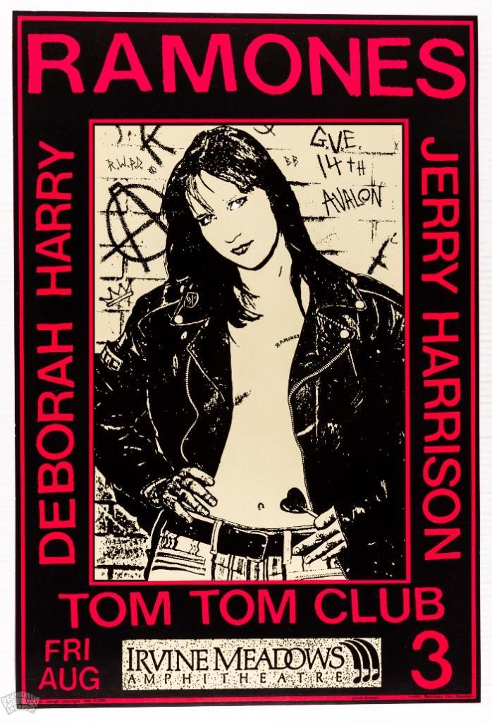 1990 Frank Kozik The Ramones Irvine Meadows Poster (1 of 2)