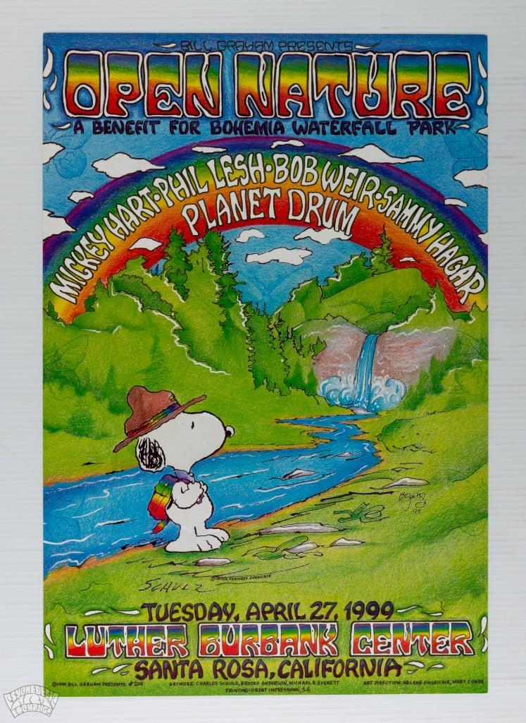 1999 Mickey Hart Bob Weir Phil Lesh Open Nature Poster (1 of 1)