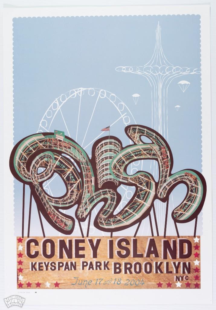 2004 Phish Keyspan Park Coney Island Poster (1 of 1)