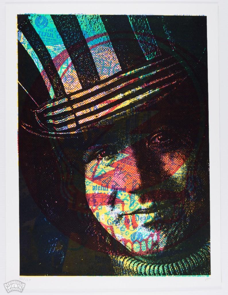 2009 Jerry Garcia Captain Trips Print Signed LE Poster (1 of 1)