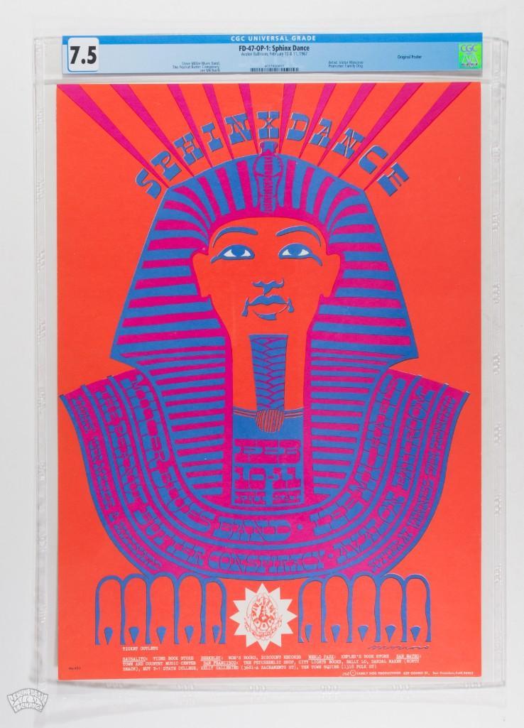 1967 FD-47 Miller Blues Band Avalon Poster 7.5 (1 of 2)