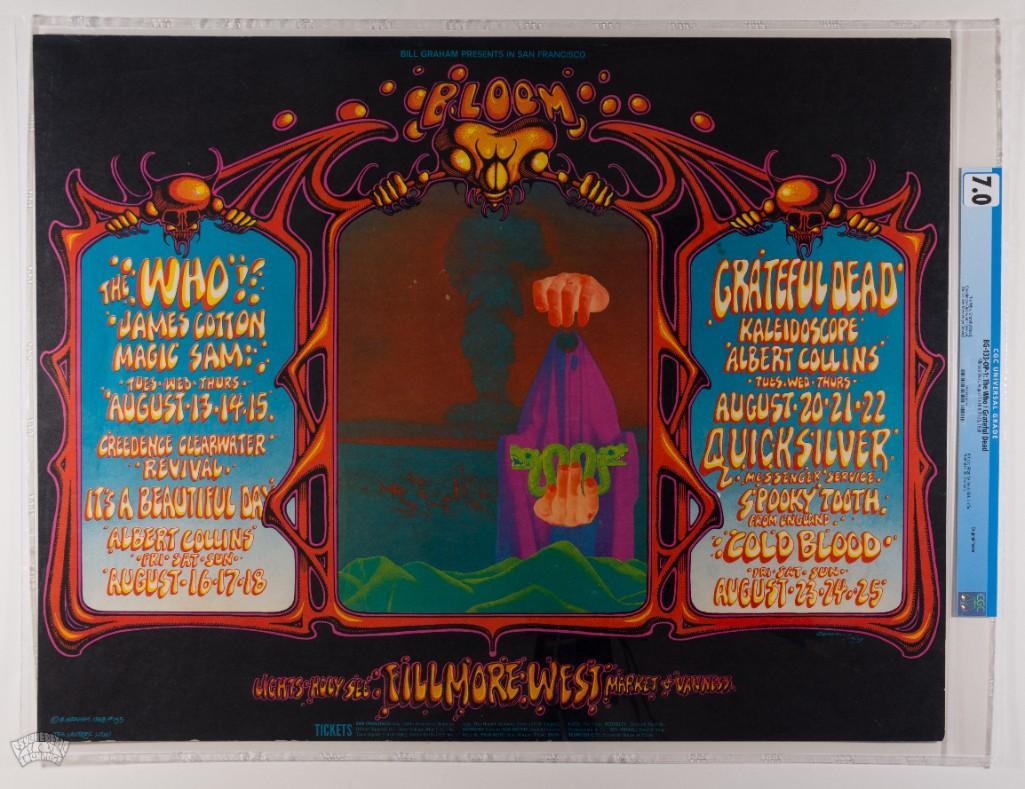1968 BG-133 The Who Grateful Dead Fillmore Poster 7 (1 of 2)