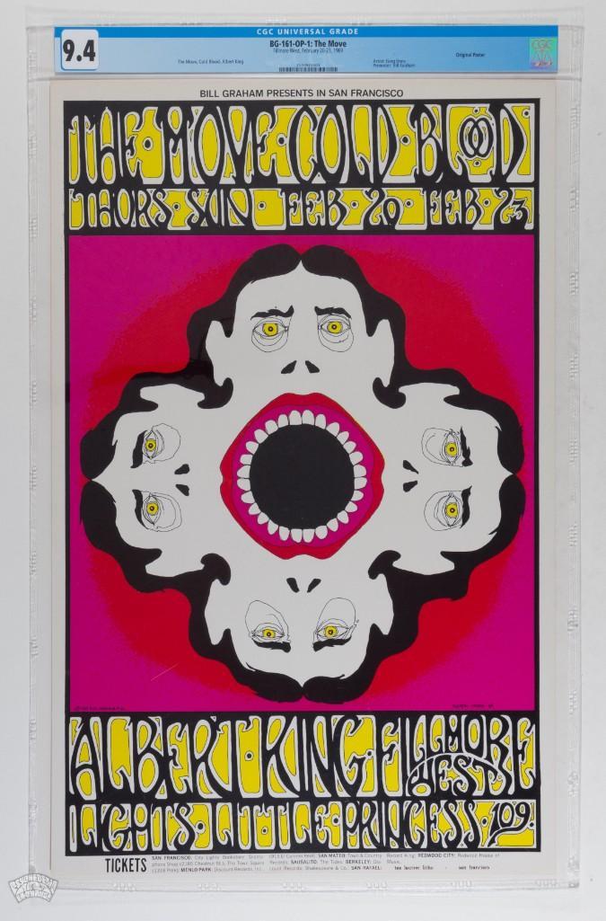 1969 BG-161 Cold Blood Fillmore Poster 9.4 (1 of 2)